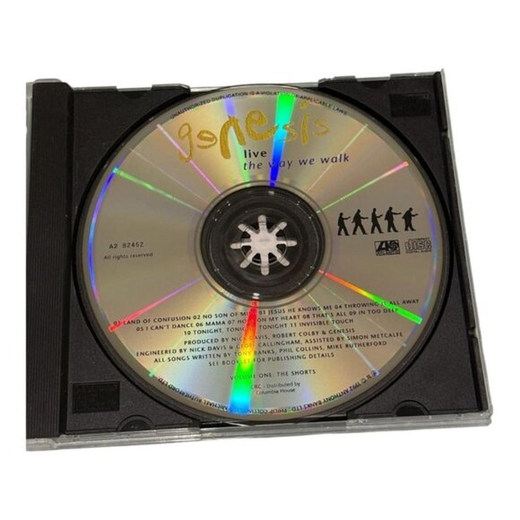 Genesis CD Live The Way We Walk Volume One The Shorts 1992 Rock Album Atlantic - Picture 8 of 10